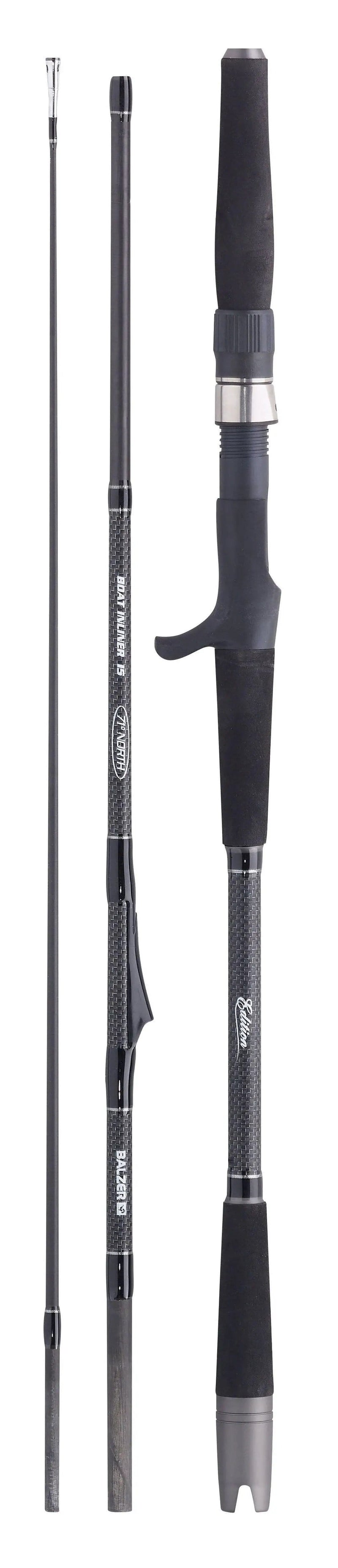Balzer Fishing Rods 71 Degrees North Boat Inliner/Interliner 15lbs Travel Rod |1.95m (6.39ft)| 100-300G 71 Degrees North Boat Inliner/Interliner 15lbs Travel Rod |1.95m (6.39ft)| 100-300G