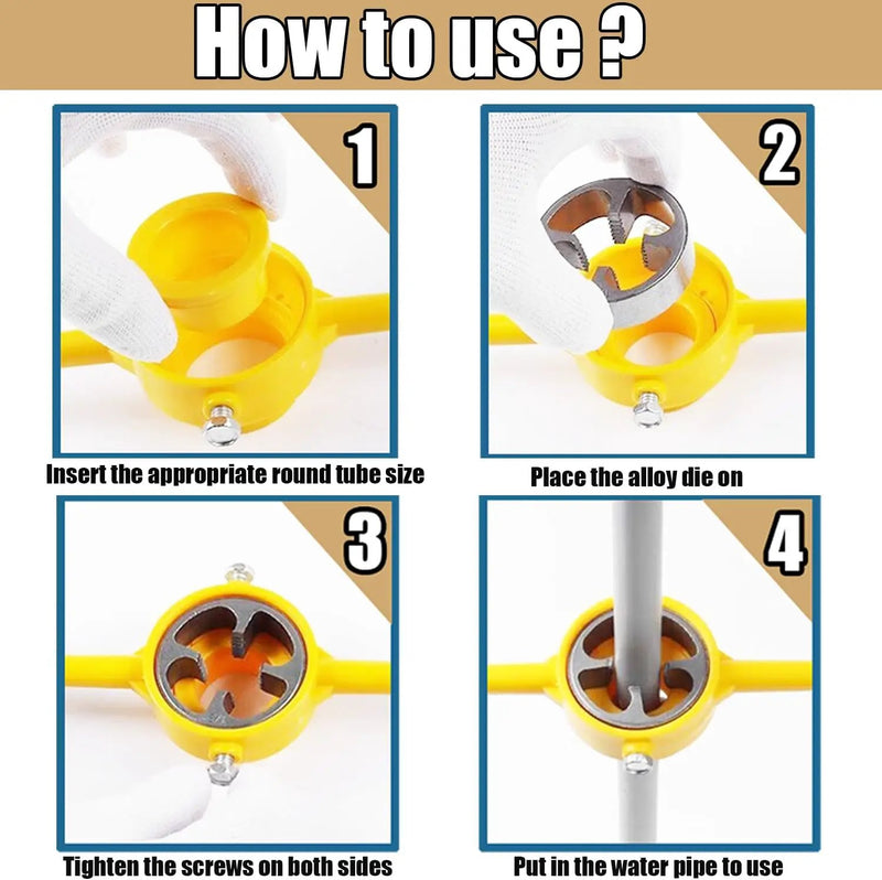 PVC Pipe Threading Kit by salelink.co.nz