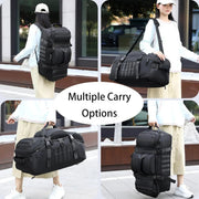 Ecotrek 80L Travel Duffel Backpack | Foldable Convertible Holdall with Hidden Straps CP7286 by ECOTREK