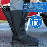 Waterproof Shoe Covers – Rain Boot Protectors with Reflective Strip for Men & Women YR15639 by ECOTREK