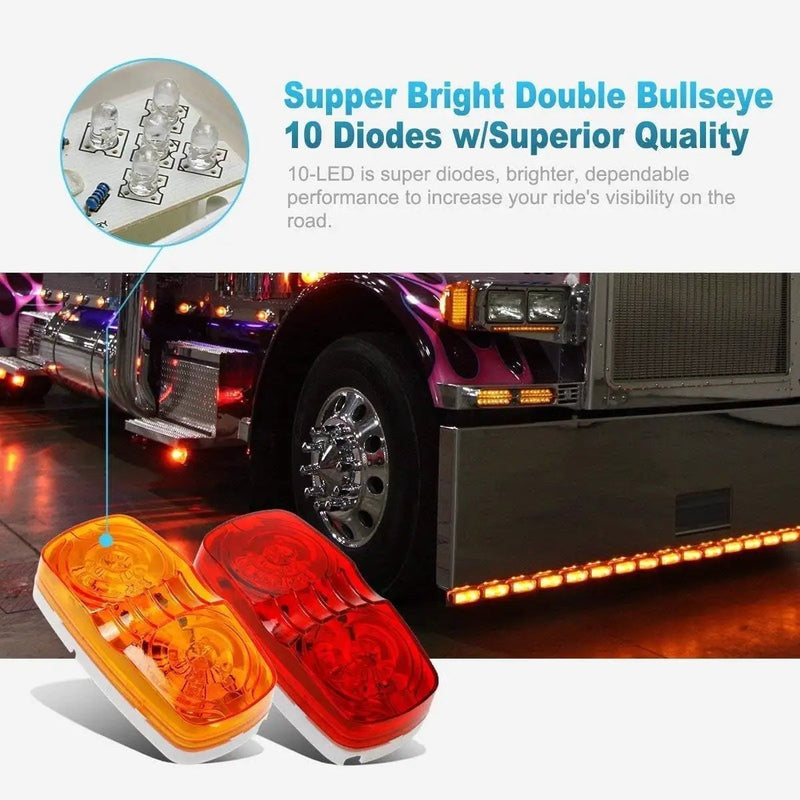 14PCS LED Marker Lights by salelink.co.nz