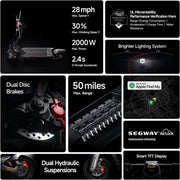 Kiwi eRide Kiwi eRide Segway Max G3 Electric Scooter Segway Max G3 Electric Scooter