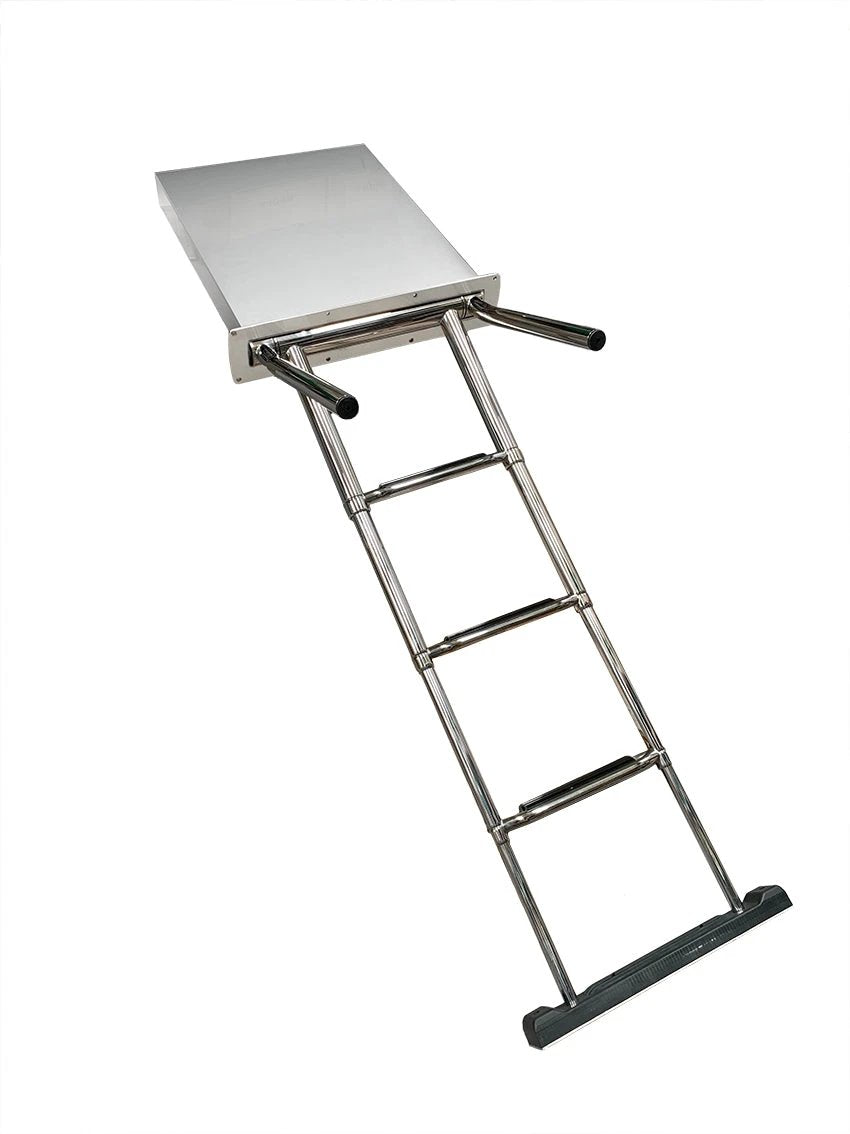 4 Step Telescopic Cassette Ladder (316) with handles by Telescopic