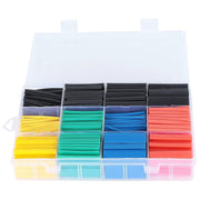 salelink.co.nz Unbranded 530pcs Heat Shrink Tubing Insulation Shrinkable Tube Assortment Electronic 530Pcs Heat Shrink Tubing Kit 8 Sizes 5 Colors