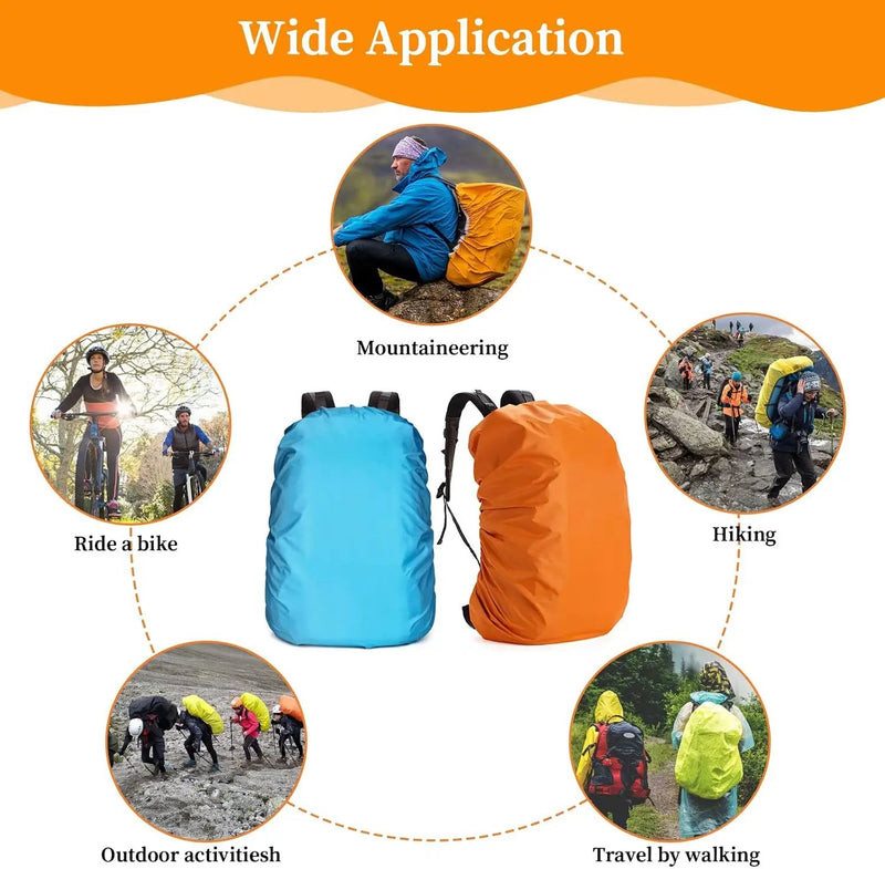 Ecotrek Waterproof Backpack Rain Cover Fits 55–65L – Dustproof, Sunproof 190T Polyester MT5581 by ECOTREK