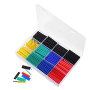 salelink.co.nz Unbranded 530pcs Heat Shrink Tubing Insulation Shrinkable Tube Assortment Electronic 530Pcs Heat Shrink Tubing Kit 8 Sizes 5 Colors