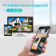 Include 1TB HDD 24hrs recording CCTV wireless security Camera NVR 4CH 1080P by Kiwi Grab