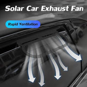 Solar-Powered Car Window Exhaust Fan with 3 Air Outlet Solar Ventilation by dealonline.co.nz