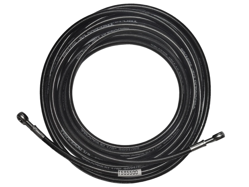 Braided Stainless Steel Teflon Hose - Banjo to Banjo - 5.5m by Trojan