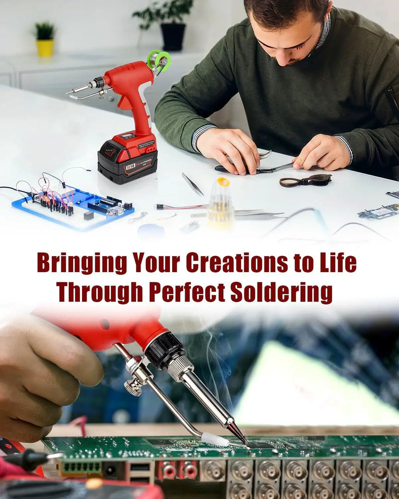 Soldering Welding Welder Iron for Milwaukee 18V Battery by salelink.co.nz
