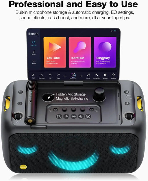 Kiwi Grab Kiwi Grab Ikarao Break X1 Karaoke Machine System With 13.3″ Touch Screen Wireless Mic Ikarao Break X1 Karaoke Machine System With 13.3″ Touch Screen Wireless Mic