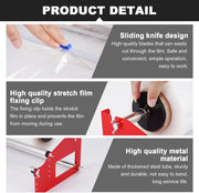dealonline.co.nz Deal Online NZ Tabletop Stretch Film Dispenser Wrapping Machine for Boxes Stretch Film Dispenser Wrapping Machine For Boxes