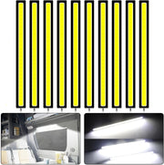 10X 12V White LED Strip Lights Bars Camping Caravan Boat Car COB by salelink.co.nz