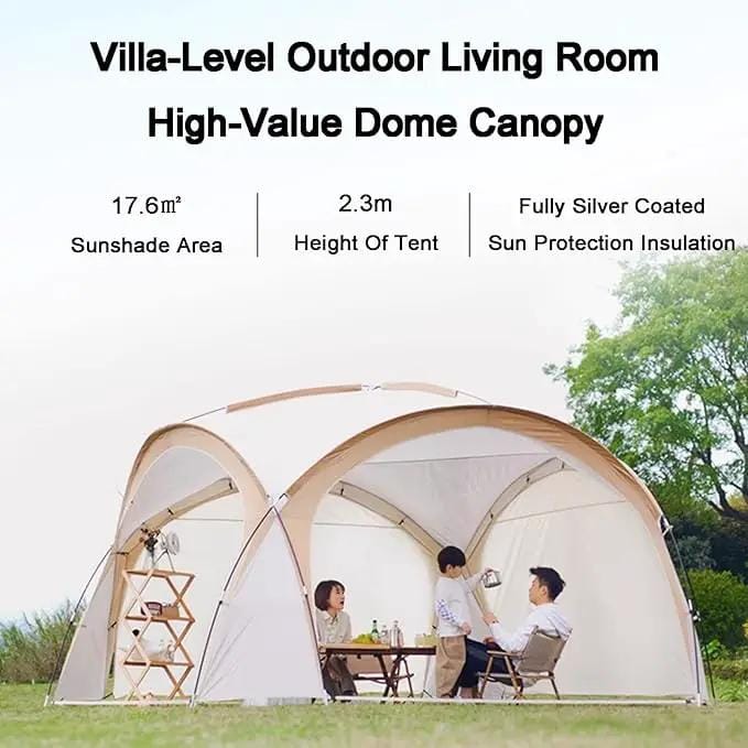 Dome Canopy Gazebo Tent – 4.2 × 4.2 × 2.3m LCF28517