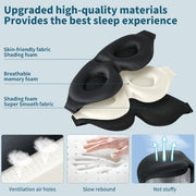 Travel Sleep Eye Mask 3D Memory Foam Padded Light Sleeping Blindfold by salelink.co.nz
