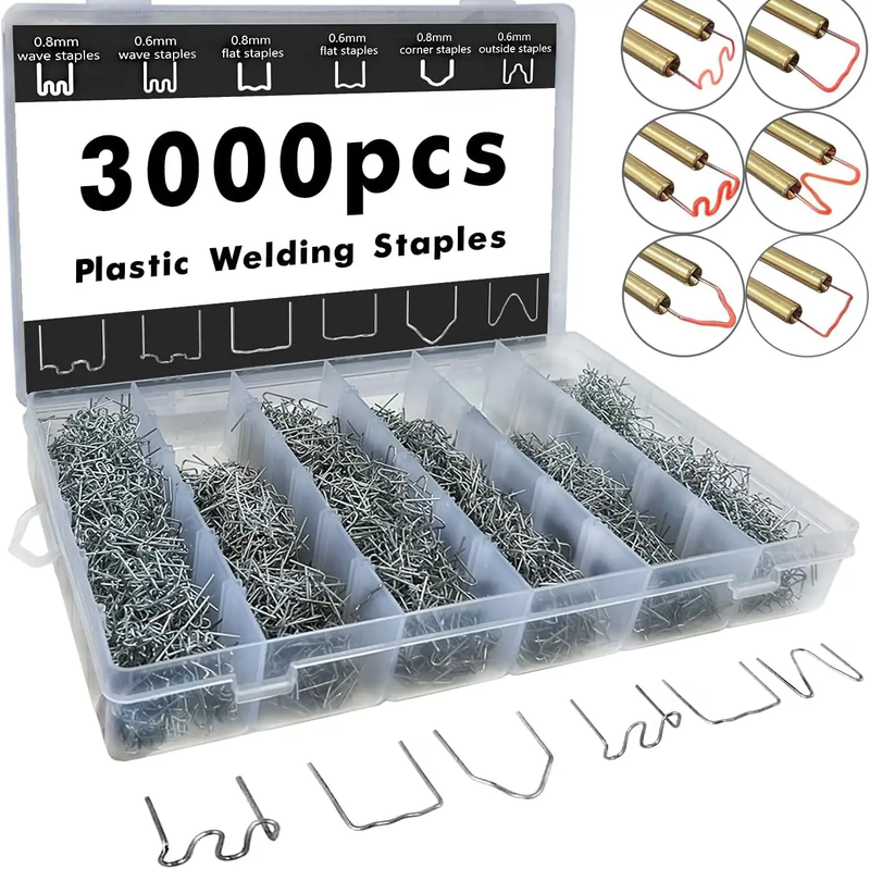 Plastic Welding Staples 3000pcs Hot Staples by salelink.co.nz