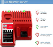 For Milwaukee M18 M12 Battery Charger by salelink.co.nz