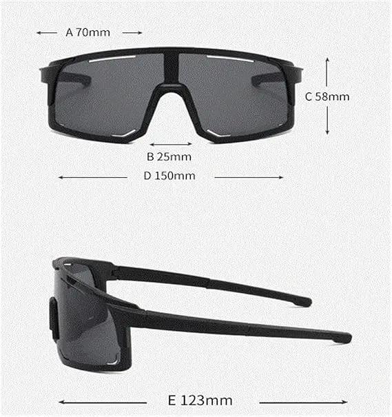 ECOTREK Fashion Cycling Sports Sunglasses – Windproof Outdoor Glasses for Men & Women LX03 by ECOTREK