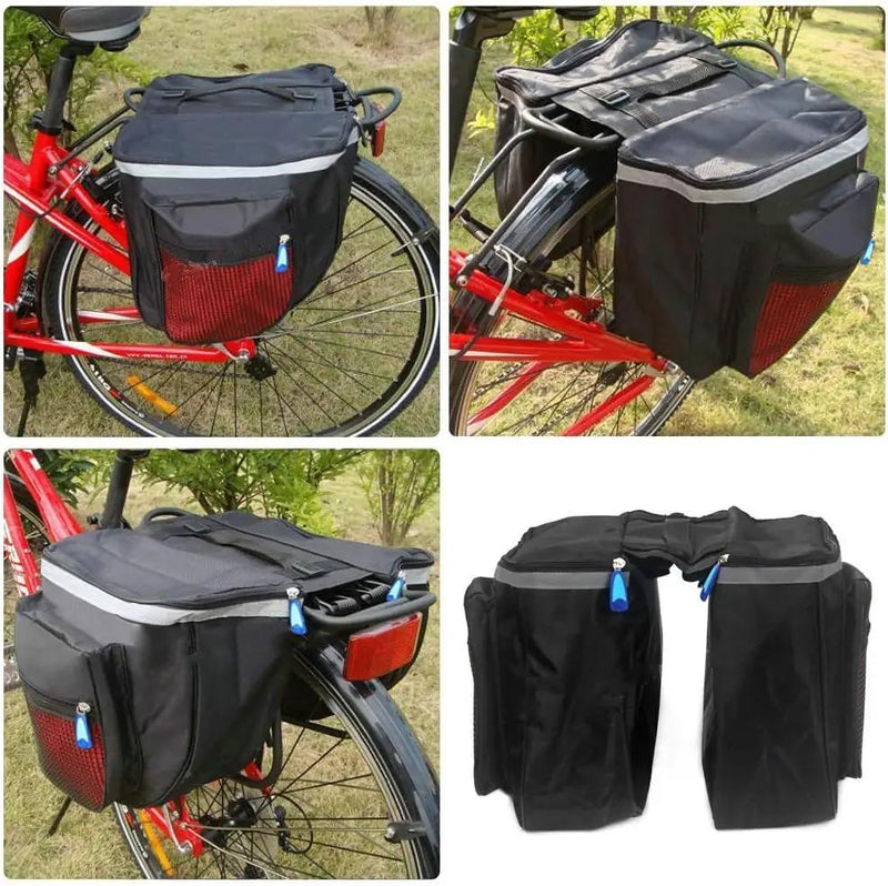 Ecotrek 25L Waterproof Bike Pannier Bag – Rear Rack Cycling Saddle Bag JS16002 by ECOTREK