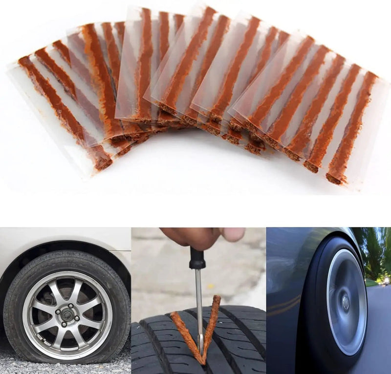 Tyre Repair Plugs 100PCS Brown by salelink.co.nz