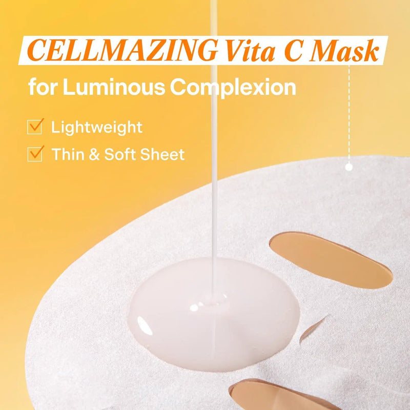 Torriden Cellmazing Vita C Brightening Mask 10 Pack by Poppy Gifts