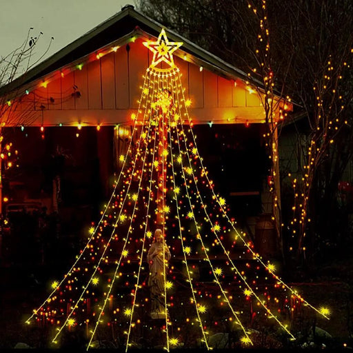 Christmas Lights Outdoor Waterfall Light Decoration by salelink.co.nz