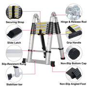 Kiwi Grab Kiwi Grab Ladder Telescopic Aluminum Extension 5m Ladder Telescopic Aluminum Extension 5m