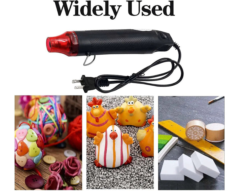 Mini Heat Gun for Crafts, Hot Air Gun Tool for Epoxy Resin, Shrink Wrap, Vinyl Wrapping, Shrink Tubing, Bubble Remover Tool by Resin Art NZ