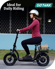 Kiwi eRide Kiwi eRide Gotrax Flex electric scooter With Seat Commuter E-Scooter Gotrax Flex electric scooter With Seat Commuter E-Scooter