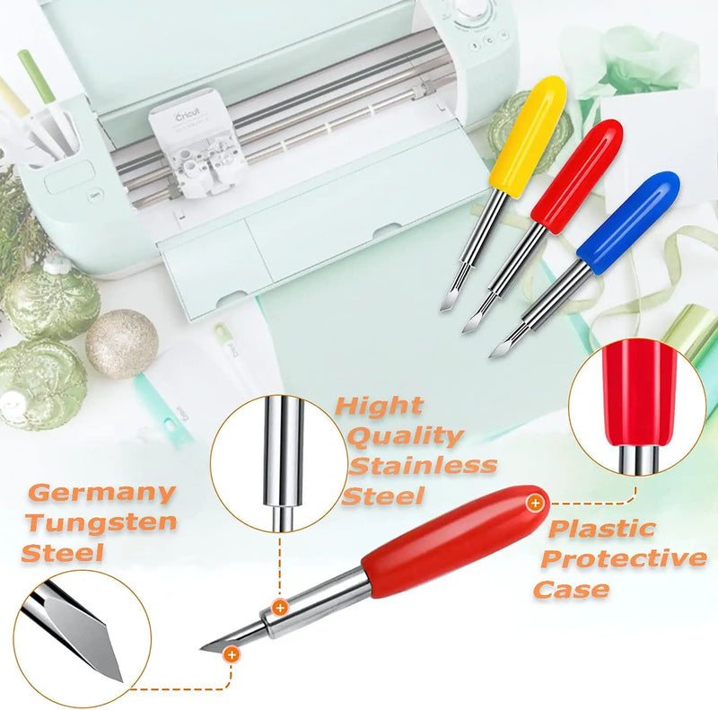 40Pcs Replacement Blades for Cricut Explore Air2/Air 3 /Maker Cutting Machines by salelink.co.nz