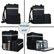 Food Delivery Backpack, Expandable Insulated Hot Pizza Bags by salelink.co.nz