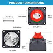 Battery Isolator Switch 12V On/Off by salelink.co.nz