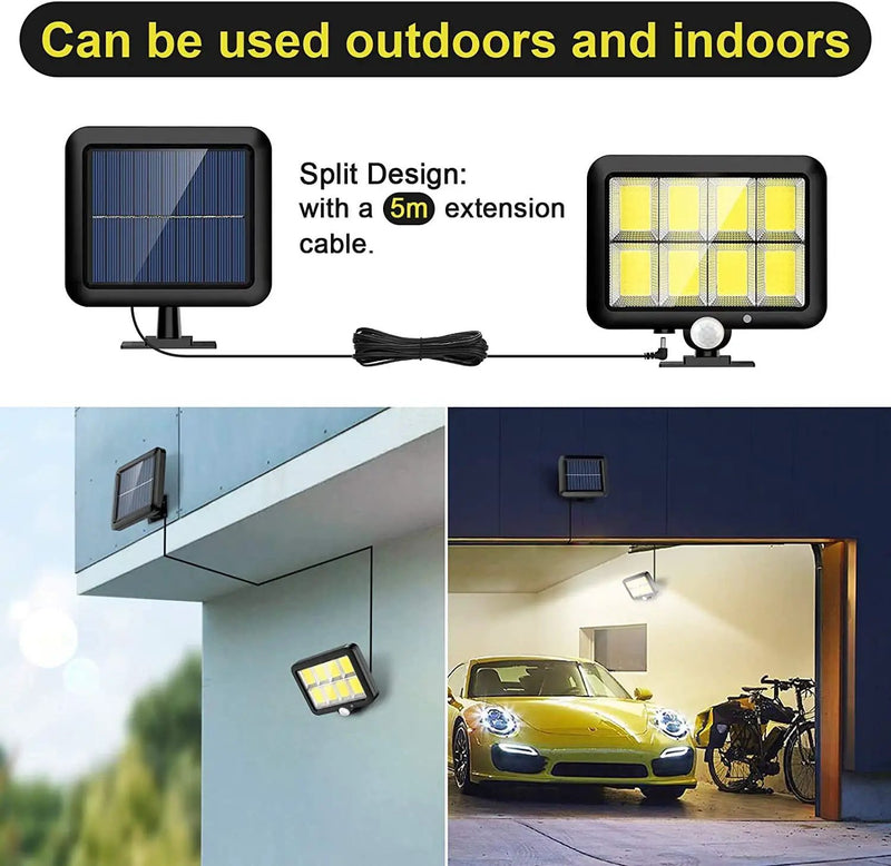 Solar Light Motion Sensor Security Led Flood Light Outdoor Garden Light by salelink.co.nz