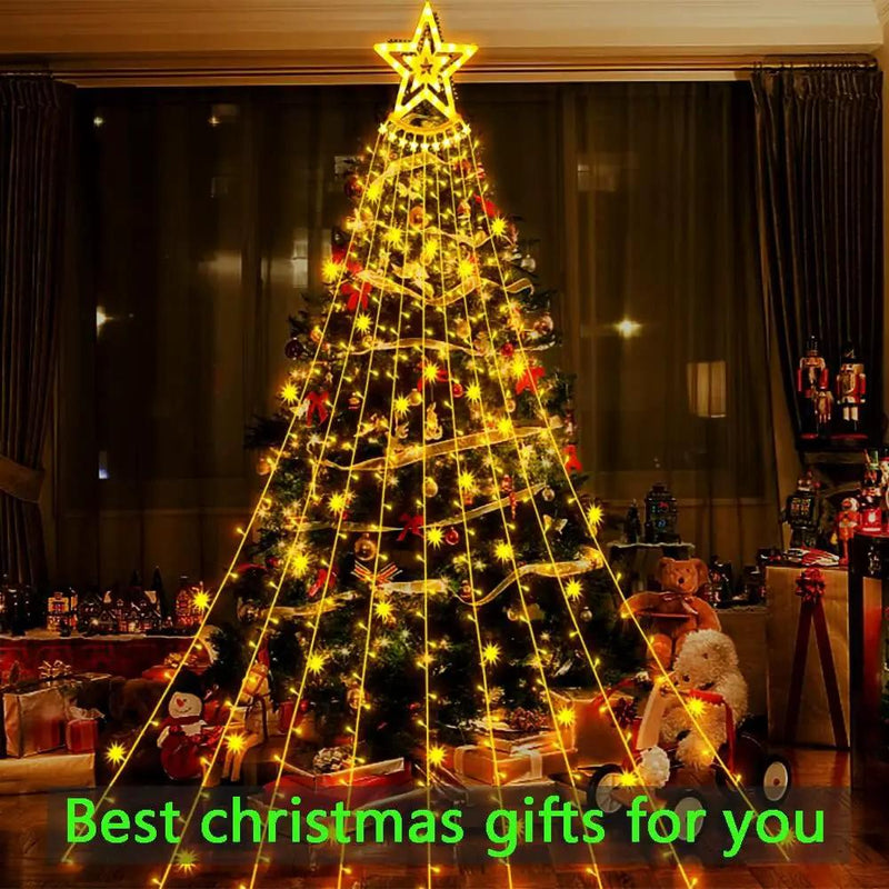 Christmas Lights Outdoor Waterfall Light Decoration by salelink.co.nz