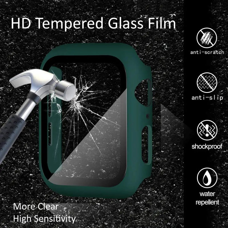 42mm Apple Watch Case Cover + Glass Screen Protector by salelink.co.nz