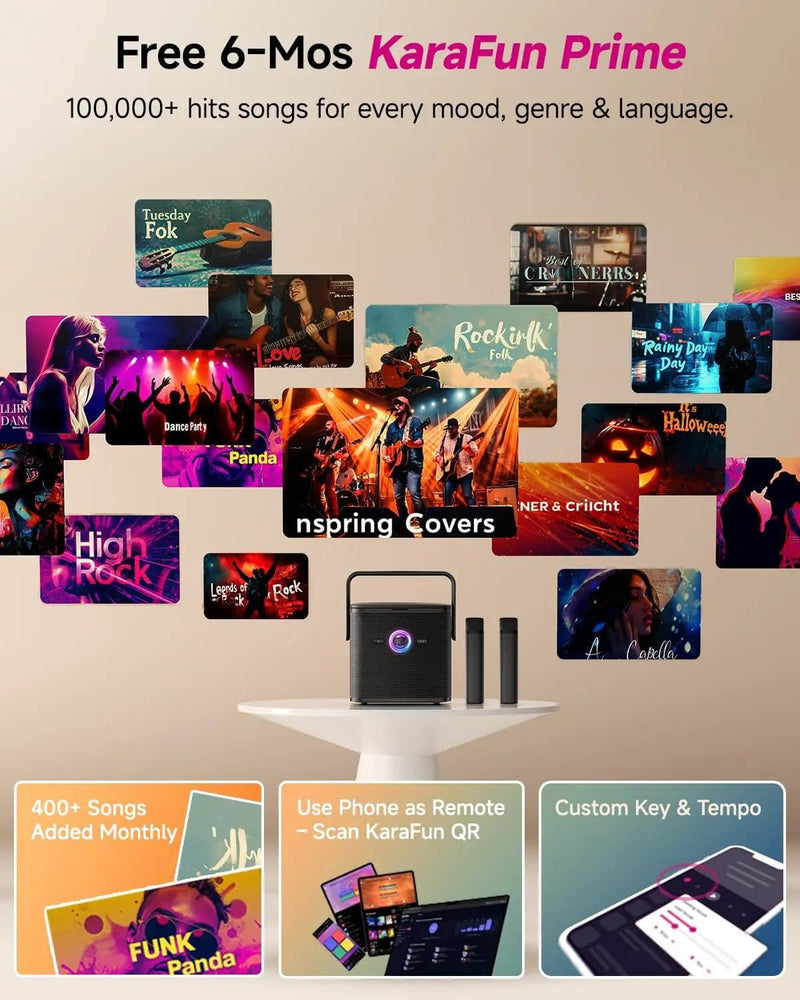 Kiwi Grab Kiwi Grab Ikarao S3 Karaoke Machine System With 7″ Touch Screen Wireless Mic Ikarao S3 Karaoke Machine System With 7″ Touch Screen Wireless Mic