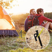 Ecotrek Heavy Duty Tent Pegs – 40cm Steel Camping Stakes for Hard Ground, Beach & Grass JP120512 by ECOTREK
