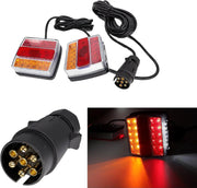 Magnetic LED Trailer Light Kit with 7 Pin Plug by salelink.co.nz