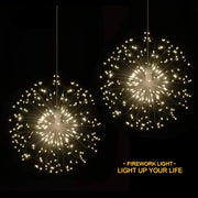 198 LED Hanging Starburst Firework Fairy String Light Lamp Party Xmas Decro by salelink.co.nz