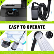 Electric Shower Pump with Shower Head by salelink.co.nz