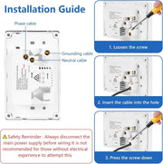salelink.co.nz Unbranded USB Type C Wall Socket Power Point - White USB Type C Wall Socket Power Point - White | Action Outdoors NZ