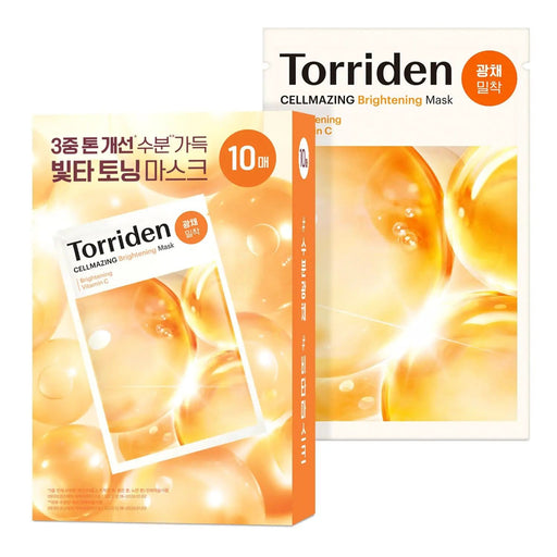Poppy Gifts Skin Care Torriden Cellmazing Vita C Brightening Mask 10 Pack Torriden Cellmazing Vita C Brightening Mask 10 Pack