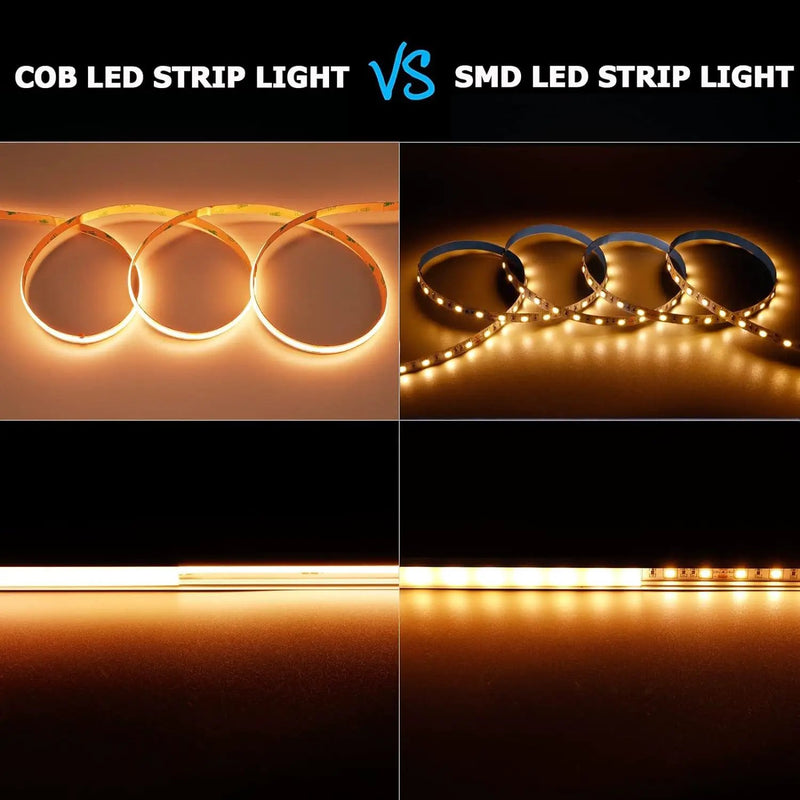 24V COB Warm White 10M LED Strip Light by salelink.co.nz