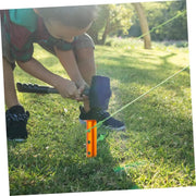 ECOTREK Snow & Sand Tent Stakes – 31cm Aluminum U-Shaped Pegs for Camping & Beach JP5604 by ECOTREK