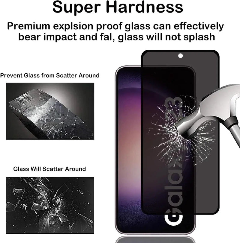 Samsung S23 Anti Spy Peep Privacy Tempered Glass Screen Protector by salelink.co.nz
