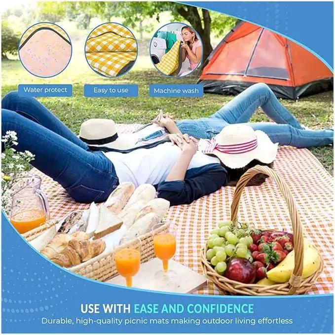 Waterproof Picnic Mat Blanket – 200 × 200 cm THTF50110 by ECOTREK
