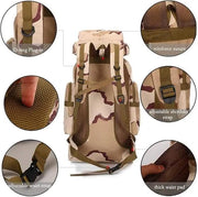 ECOTREK-80L Hiking & Camping Backpack – Waterproof & Durable BDHS9131 by ECOTREK