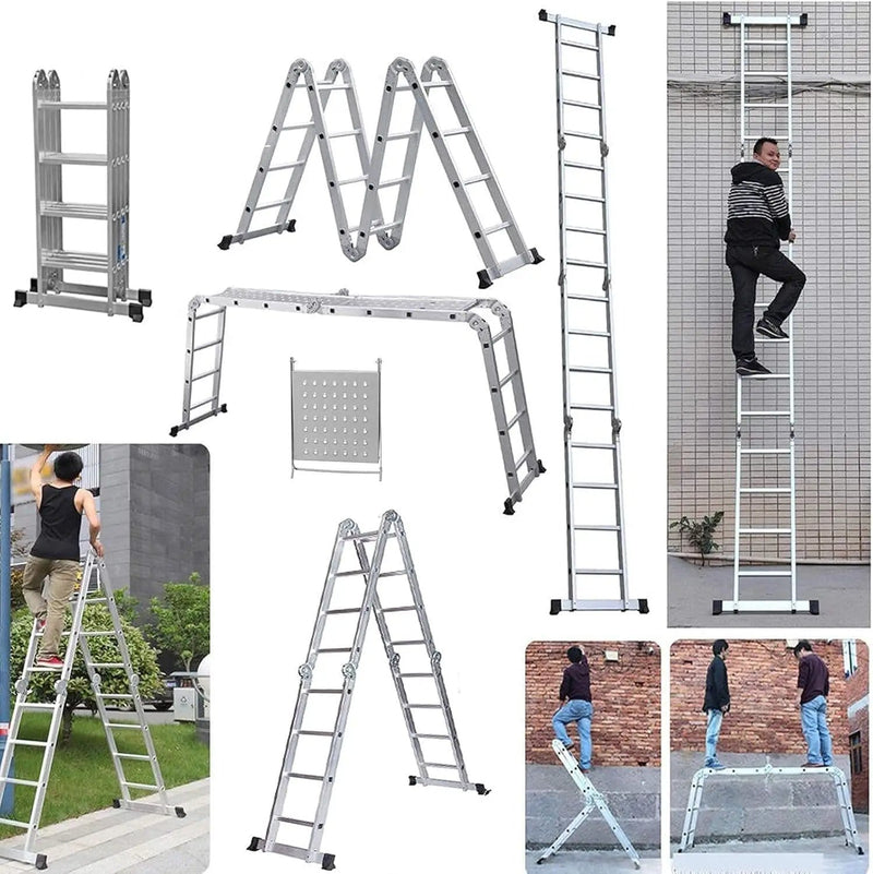Kiwi Grab Kiwi Grab Ladder Multi Purpose 4.7m with two platforms folding ladder Ladder Multi Purpose 4.7m with two platforms folding ladder