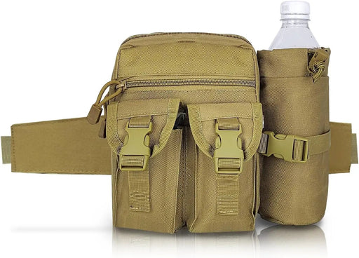 Ecotrek Waterproof Waist Bag with Removable Bottle Pouch - Multi-Pocket Outdoor Sports BL7013 by ECOTREK