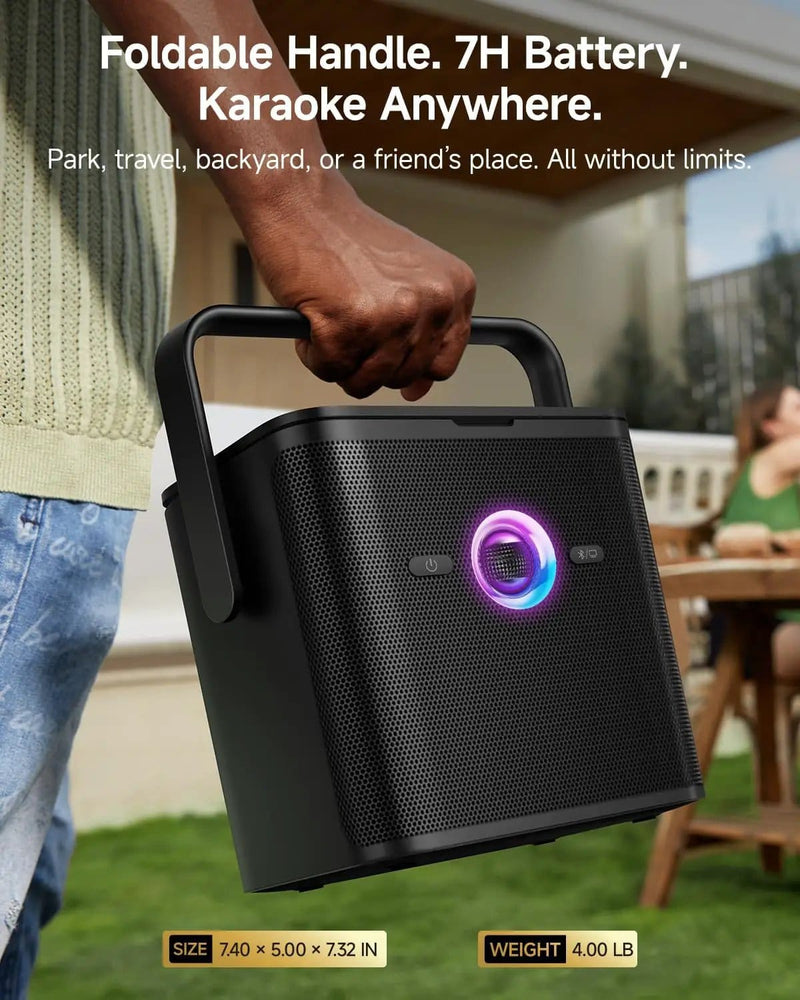 Kiwi Grab Kiwi Grab Ikarao S3 Karaoke Machine System With 7″ Touch Screen Wireless Mic Ikarao S3 Karaoke Machine System With 7″ Touch Screen Wireless Mic